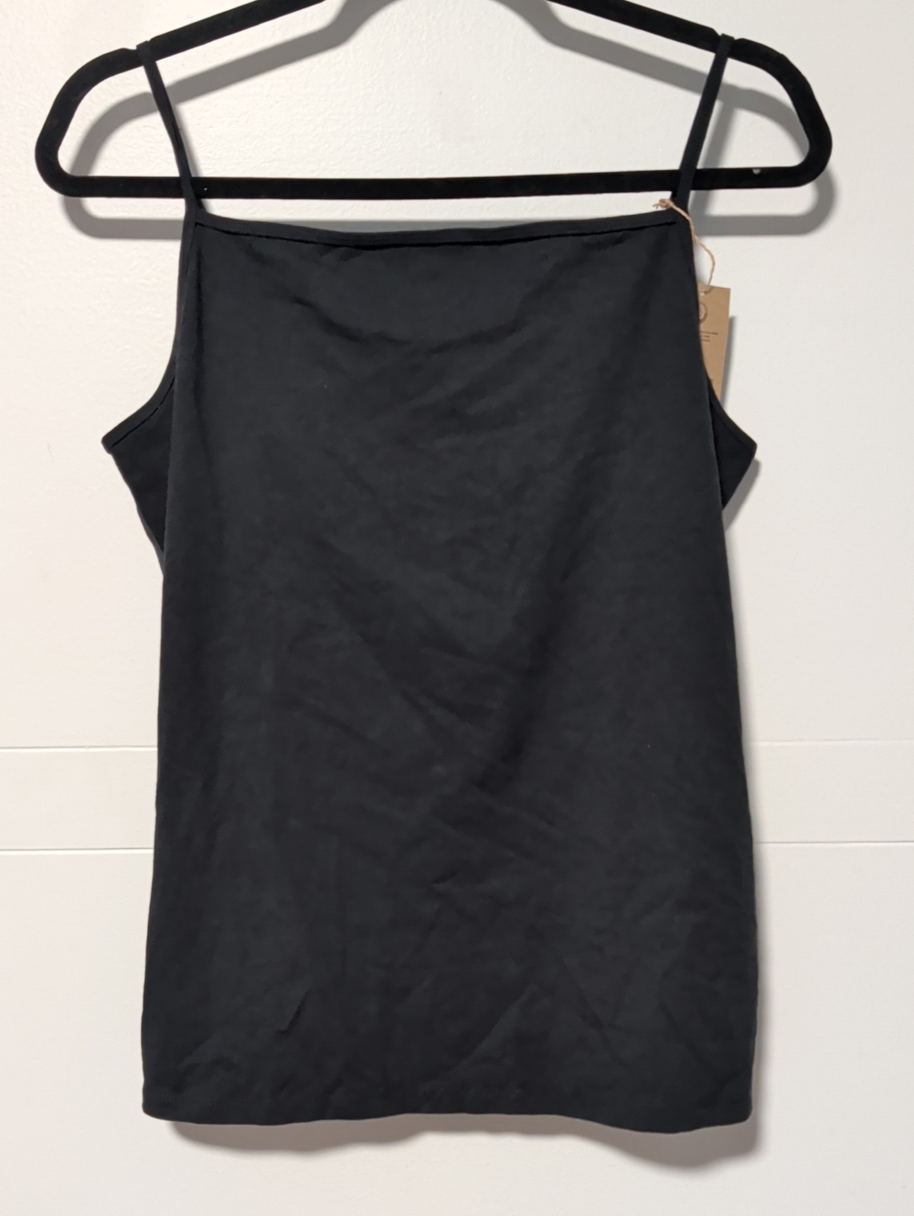 Amazon Black Square-Neck Cami Tank
